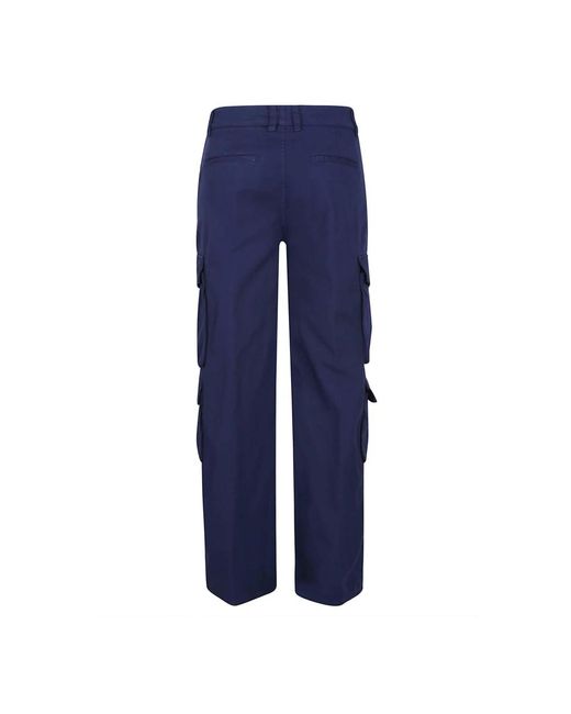 True Royal Blue Straight Trousers