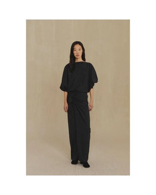 Cortana Black Maxi Skirts
