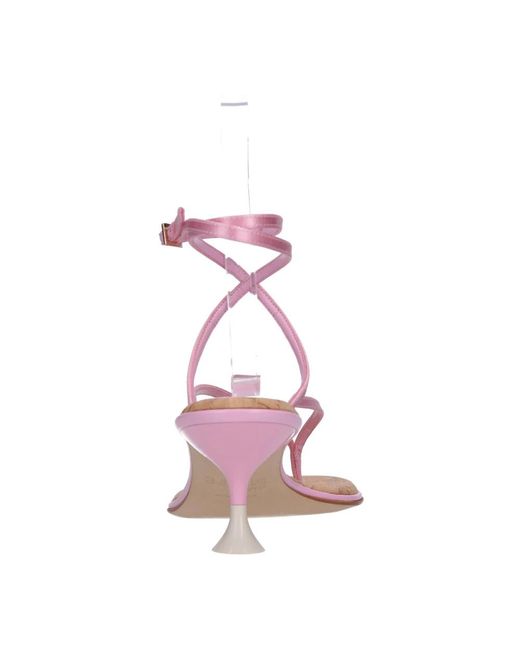 3Juin Pink High Heel Sandals