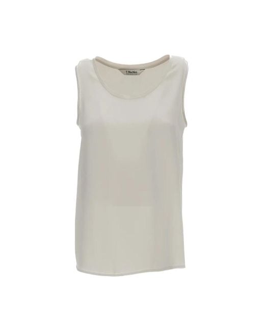 Max Mara Gray Blouses