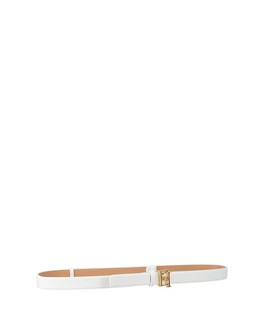 Elisabetta Franchi White Belts