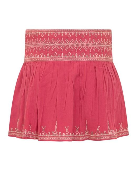 Isabel Marant Red Short Skirts