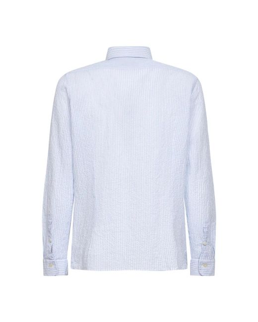 D4.0 Blue Casual Shirts for men