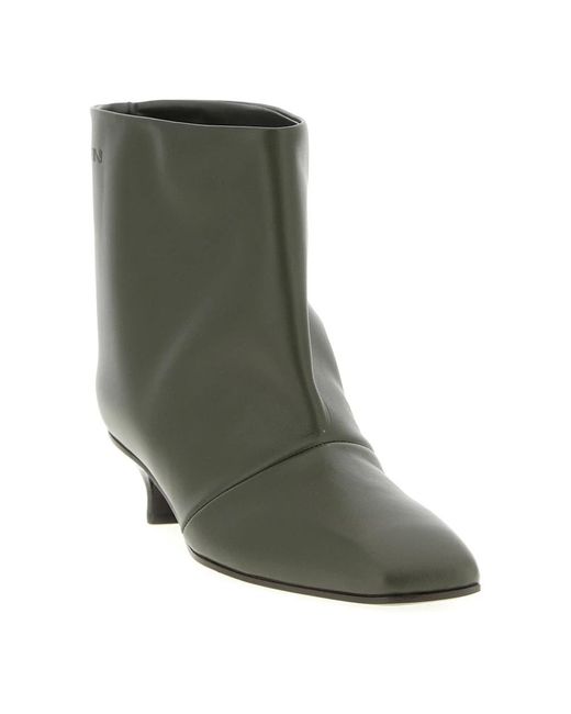 Vicini Green Heeled Boots
