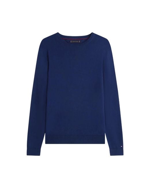 Tommy Hilfiger Blue Round-Neck Knitwear for men