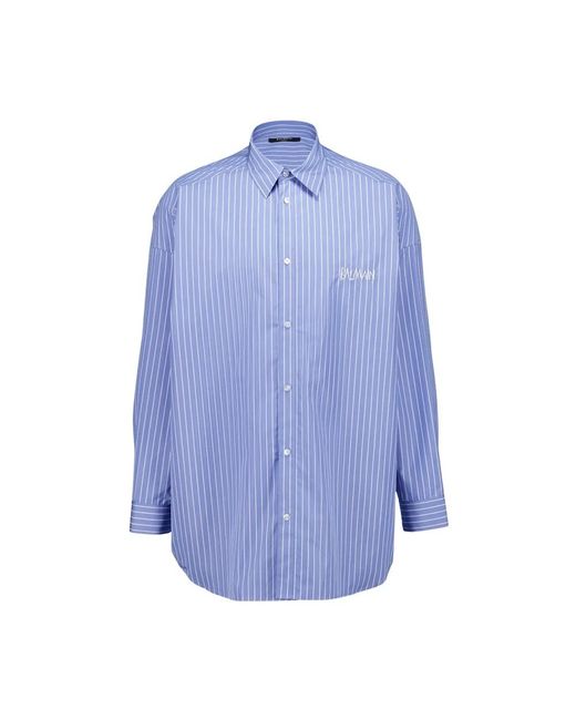 Balmain Blue Casual Shirts for men