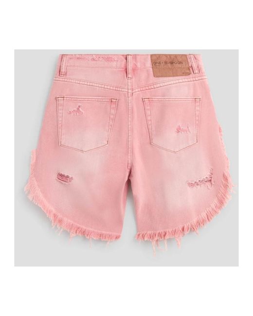 One Teaspoon Pink Short shorts