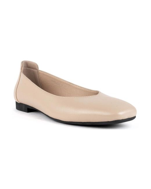Santino Milano Natural Ballerina Shoes