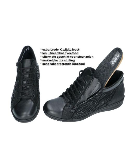 SOLIDUS Black Kate Stiefelette