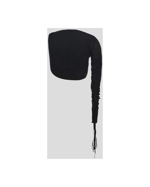 ANDREA ADAMO Black Blouses