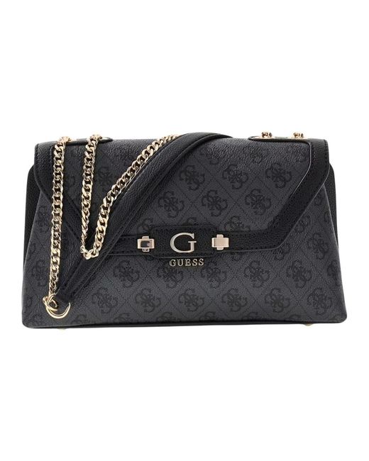 Guess Black Shoulder Bags