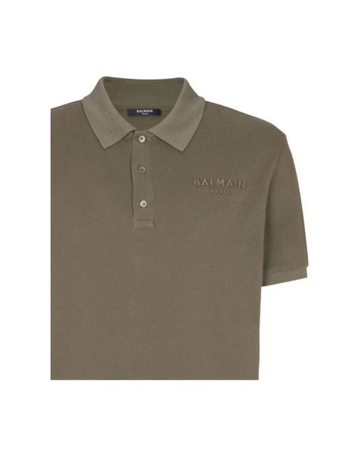 Balmain Green Polo Shirts for men