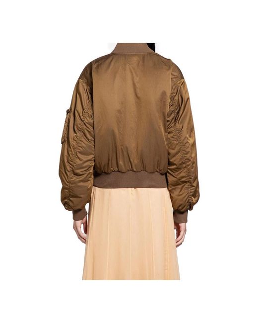 Chloé Natural Bomber Jackets