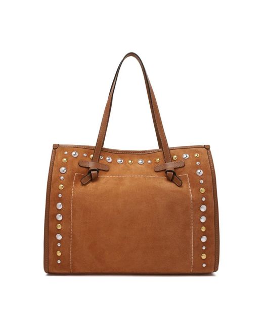 Gianni Chiarini Brown Tote Bags