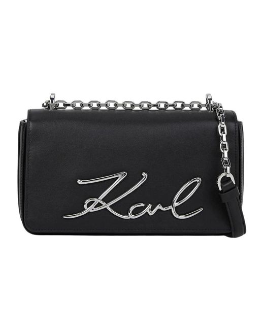 Karl Lagerfeld Black Cross Body Bags