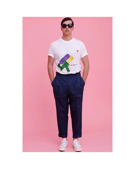 LC23 White T-Shirts for men