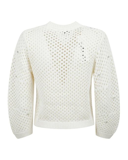 Ganni White Cardigans