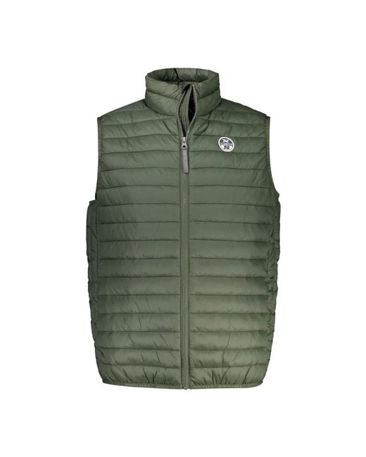 North Sails Green Waistcoats for men
