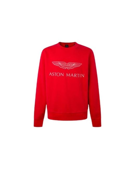 Hackett Baumwoll-sweatshirt in Red für Herren