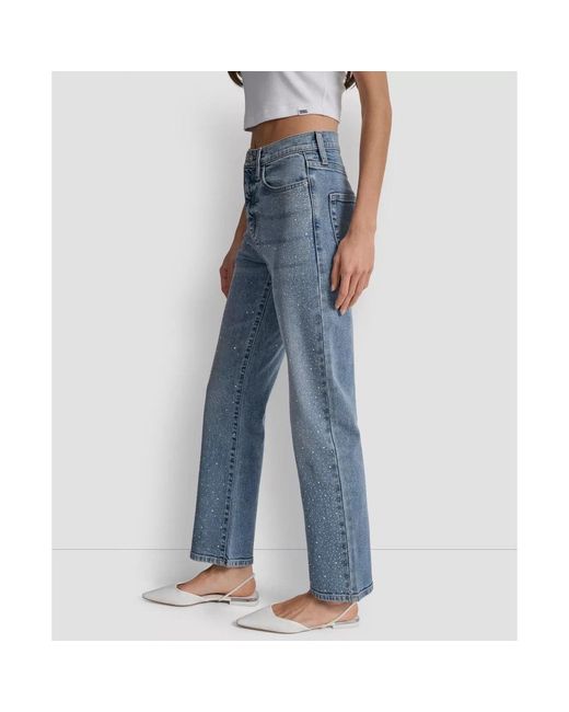 Straight Jeans DKNY de color Blue