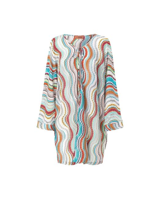 Missoni Blue Short Dresses