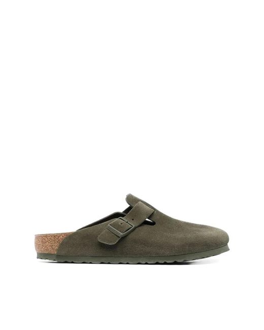 Birkenstock Green Mules for men