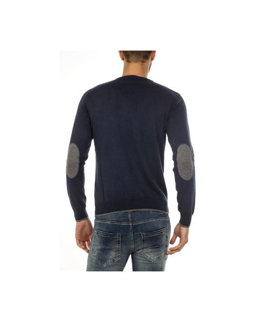 Armani Jeans Gemütlicher strickpullover in Blue für Herren