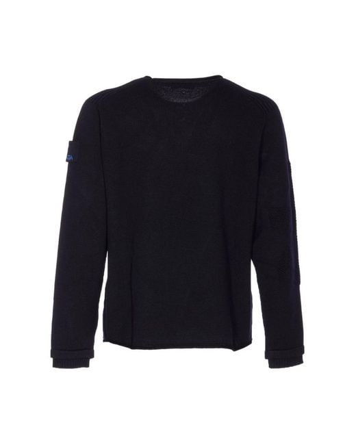 Premiata Blue Round-Neck Knitwear for men