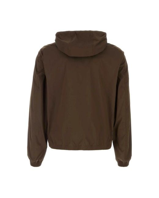 Moorer Brown Light Jackets for men