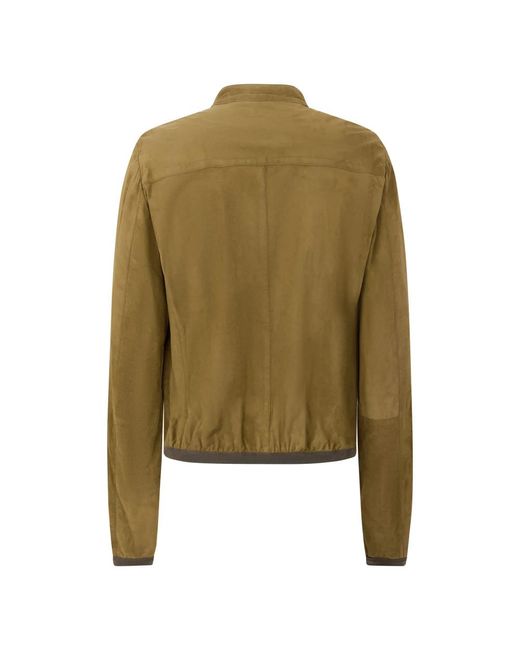 Moorer Green Leather Jackets for men