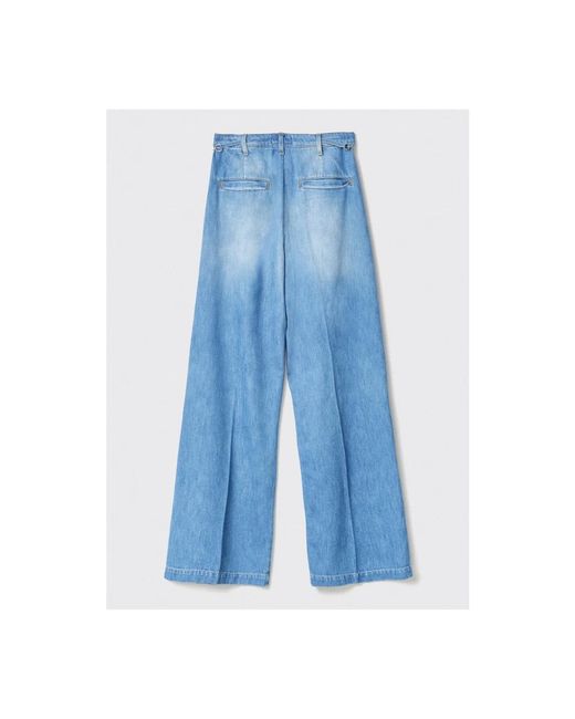 Gaelle Paris Blue Wide Jeans