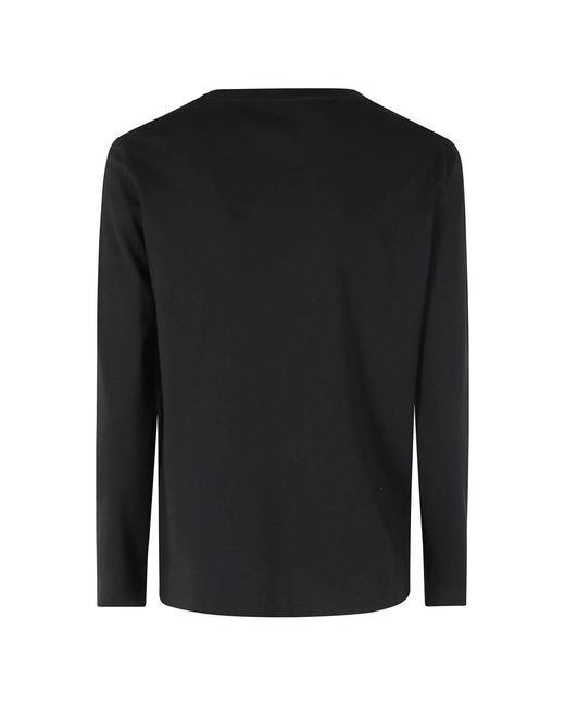 Gran Sasso Black Long Sleeve T-Shirts