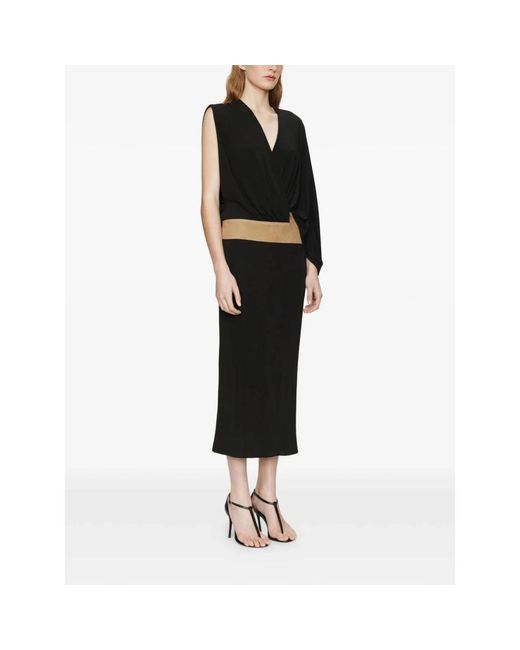 Christopher Esber Black Midi Dresses