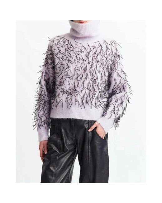 16Arlington Purple Turtlenecks