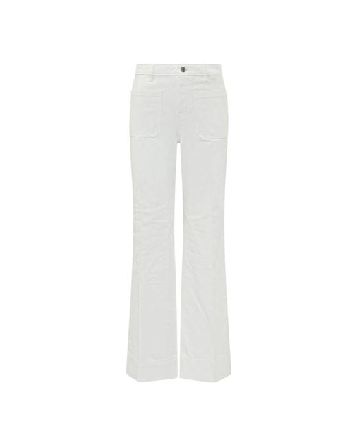 Michael Kors White Flare Jeans