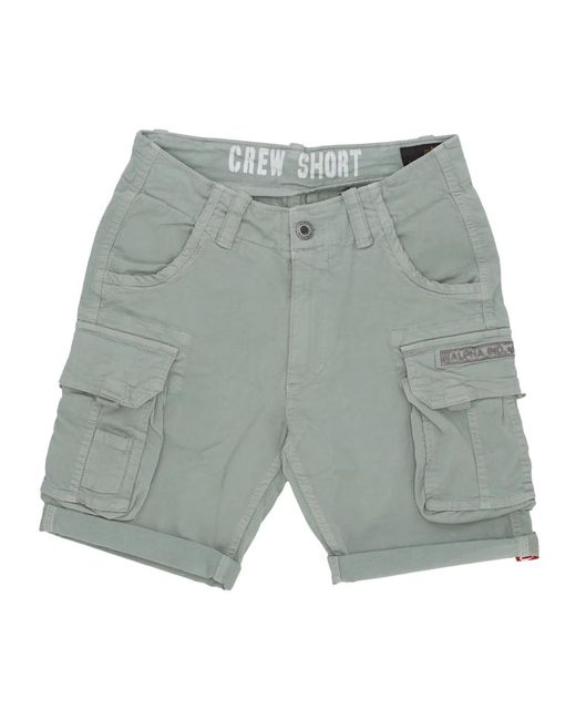 Alpha Industries Casual Shorts in Gray für Herren