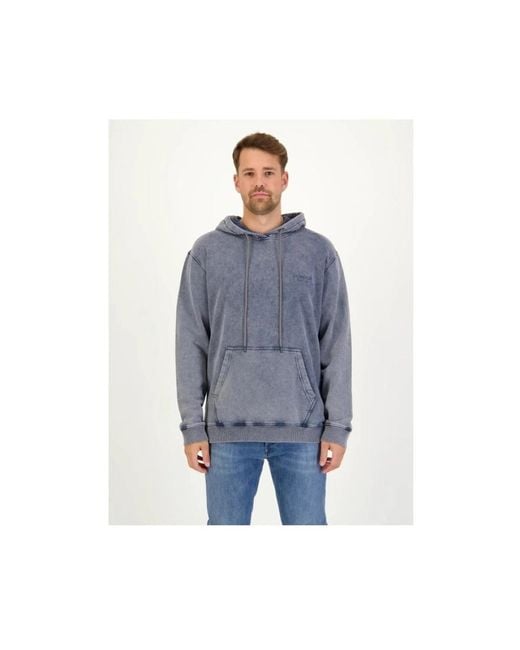 Dondup Blue Hoodies for men
