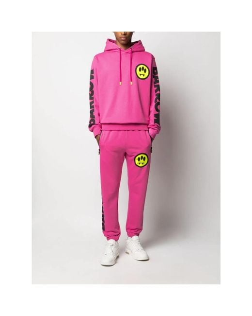 Barrow Pink Sweatpants for men