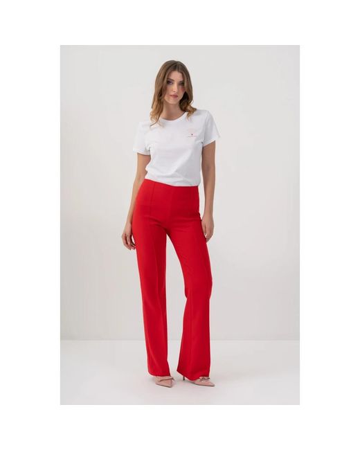 Kocca Red Wide Trousers