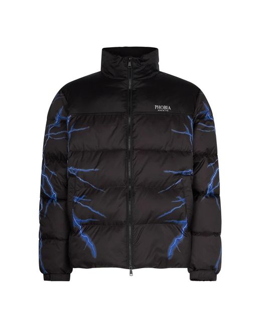 PHOBIA ARCHIVE Black Winter Jackets for men