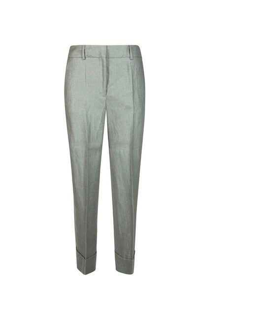 Incotex Green Cropped Trousers