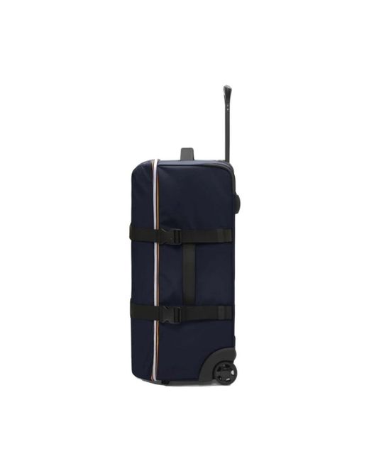 K-Way Blue Large Suitcases