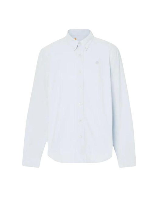 Timberland Oxford langarmhemd in White für Herren