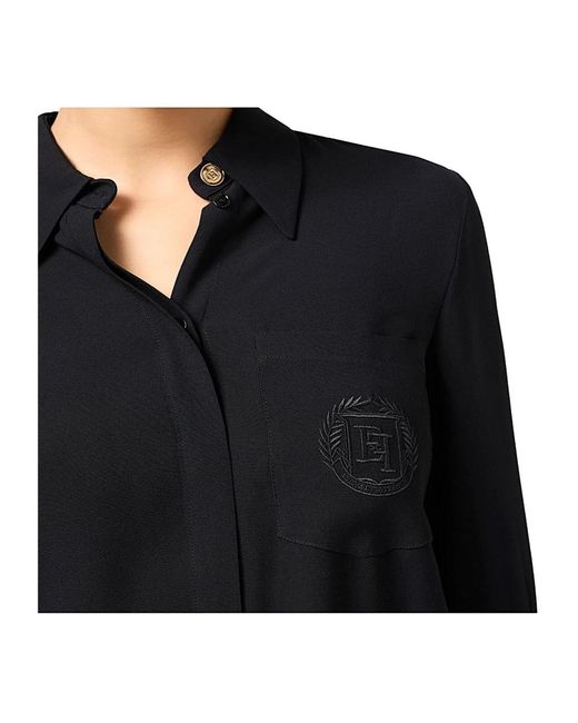 Elisabetta Franchi Blue Light Jackets