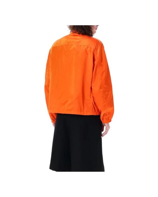 Junya Watanabe Stilvolle coat jacke für männer in Orange für Herren