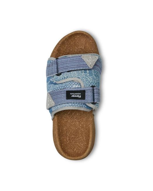 Flower Mountain Blue Sliders