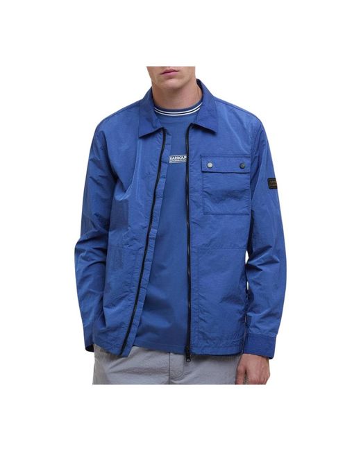 Light Jackets Barbour de hombre de color Blue