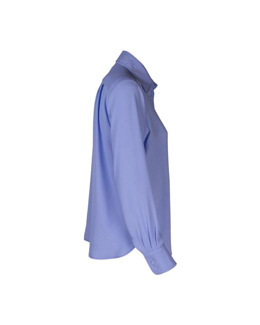 Mauro Grifoni Blue Stylische hemden für männer