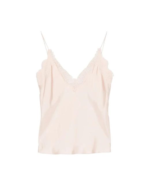 Rohe Pink Sleeveless Tops