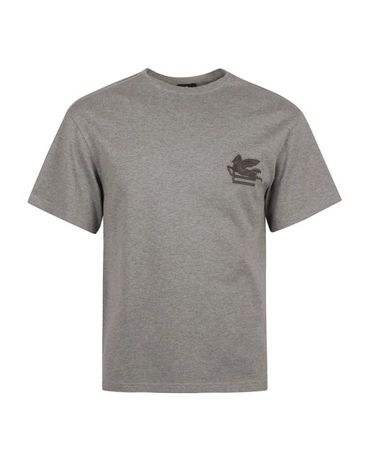 Etro Gray T-Shirts for men